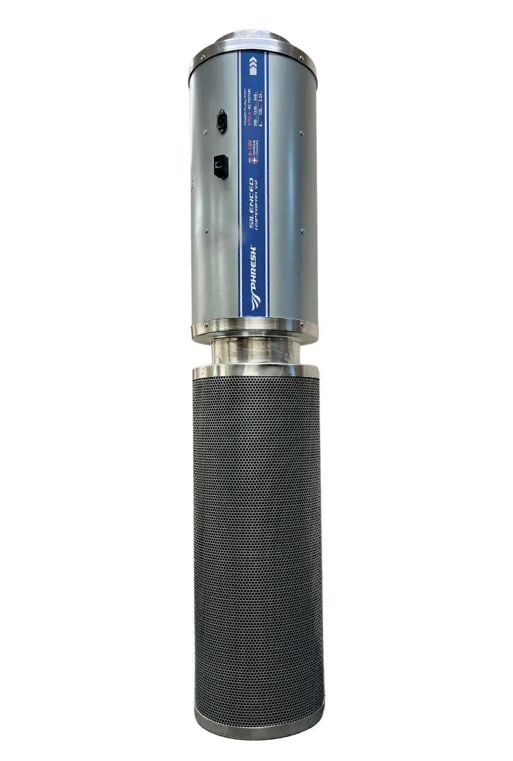 10 Inch Silenced Hyper Fan   250mm X 1000mm Phresh Carbon Filter Set