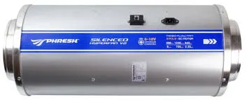 10 Inch Silenced Hyper Fan   250mm X 1000mm Phresh Carbon Filter Set