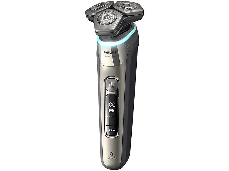 Afeitadora - Philips S9983/55, Estación de limpieza, Autonomía 60 min, Uso seco y húmedo, Pieles sensibles, Plata