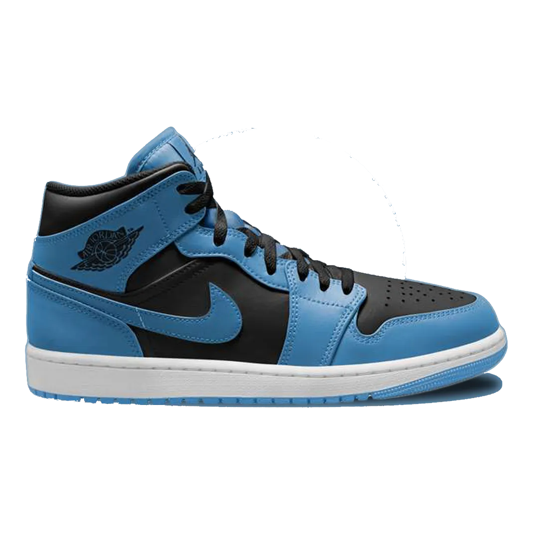 Air Jordan 1 Mid University Blue Black (TD)