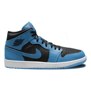Air Jordan 1 Mid University Blue Black (TD)
