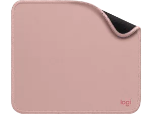 Alfombrilla ratón - Logitech  Mouse Pad Studio Series, Nylon/ PoliésterCaucho, Rosa