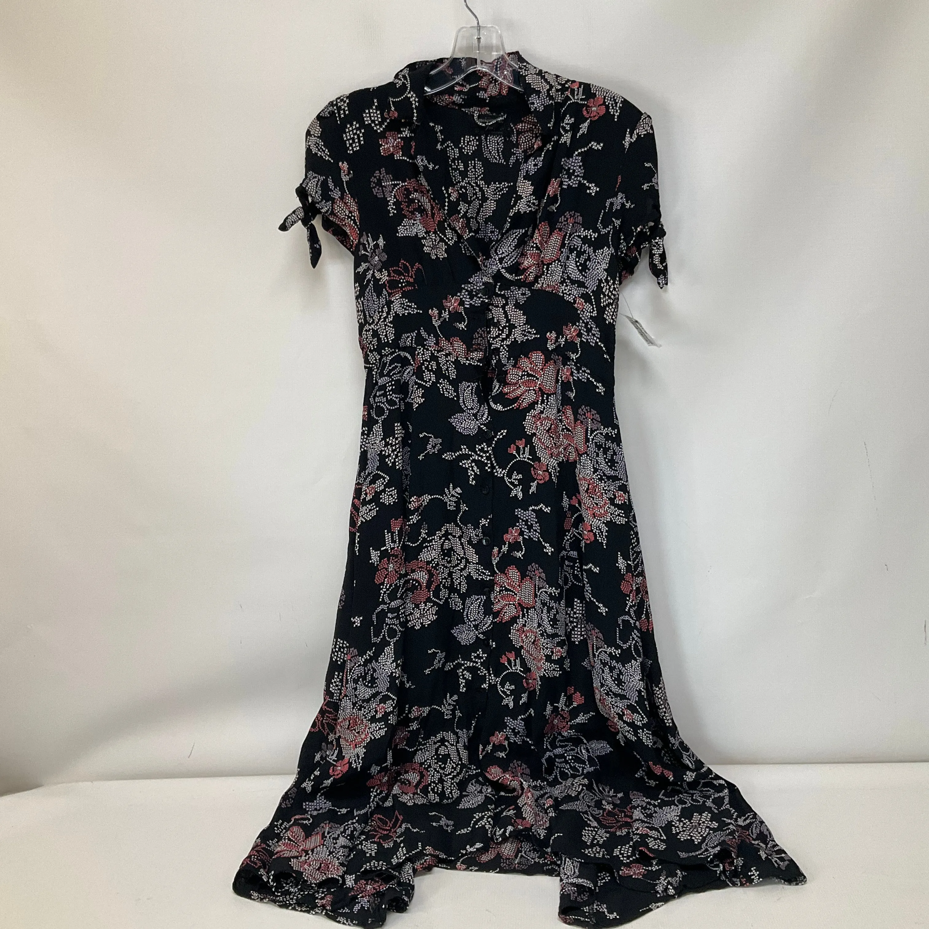 Black Dress Casual Maxi Urban Outfitters, Size S