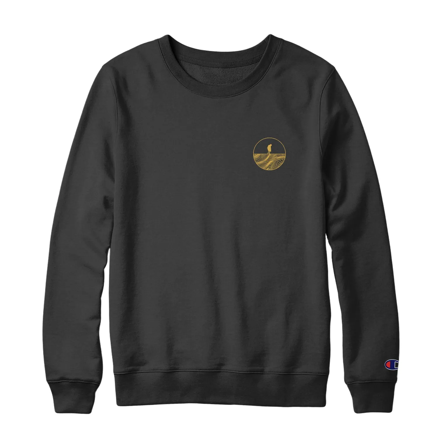 Cave Black Crewneck