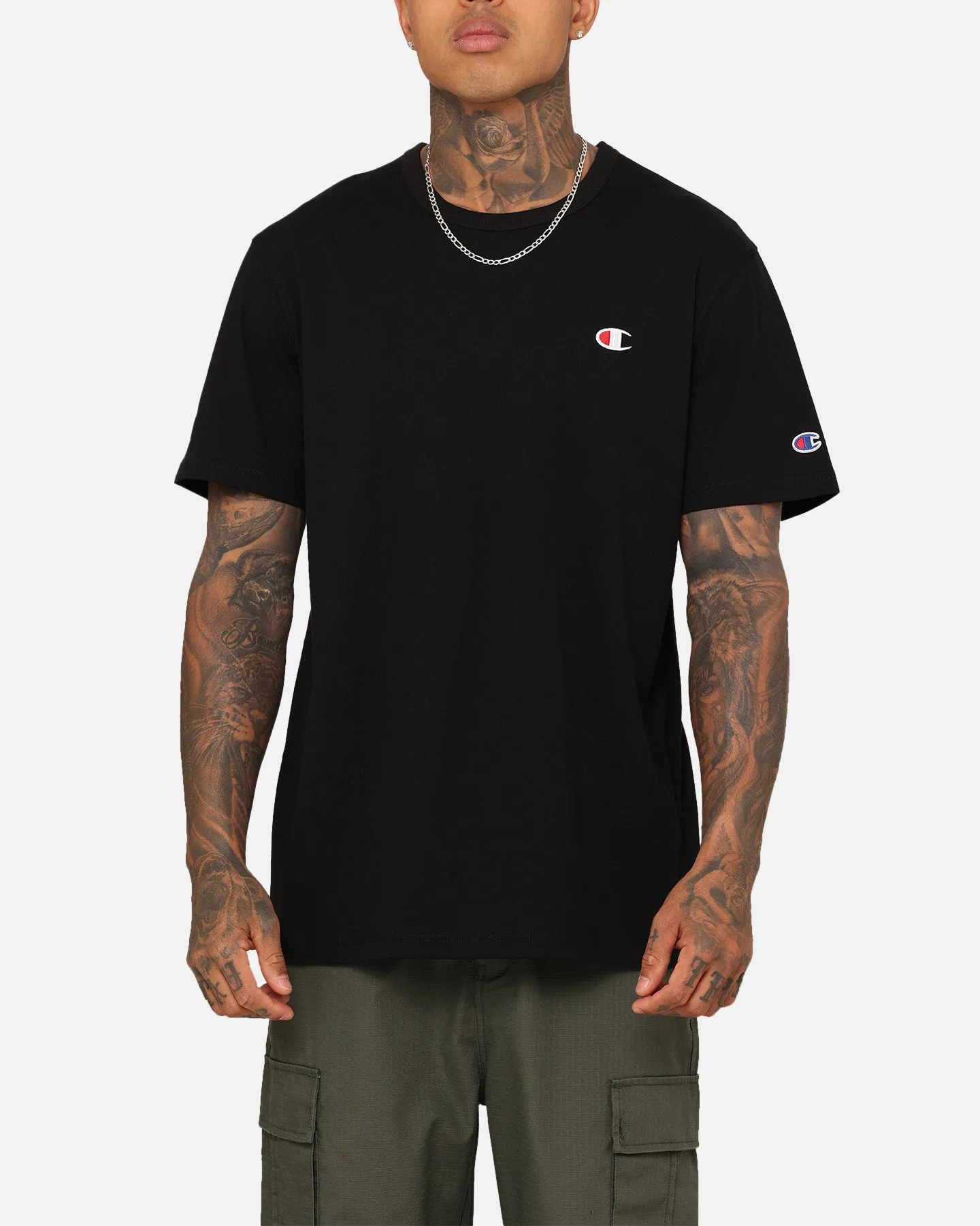 Champion Heritage Small C T-Shirt Black