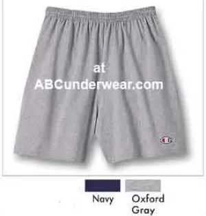 Champion Mens Short Men's Cotton Jersey Shorts 6" - Small Clearance