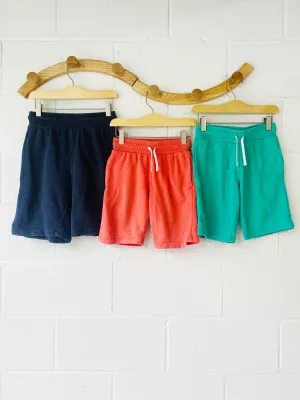Coral, Navy   Green Shorts Bundle, 7-8 years