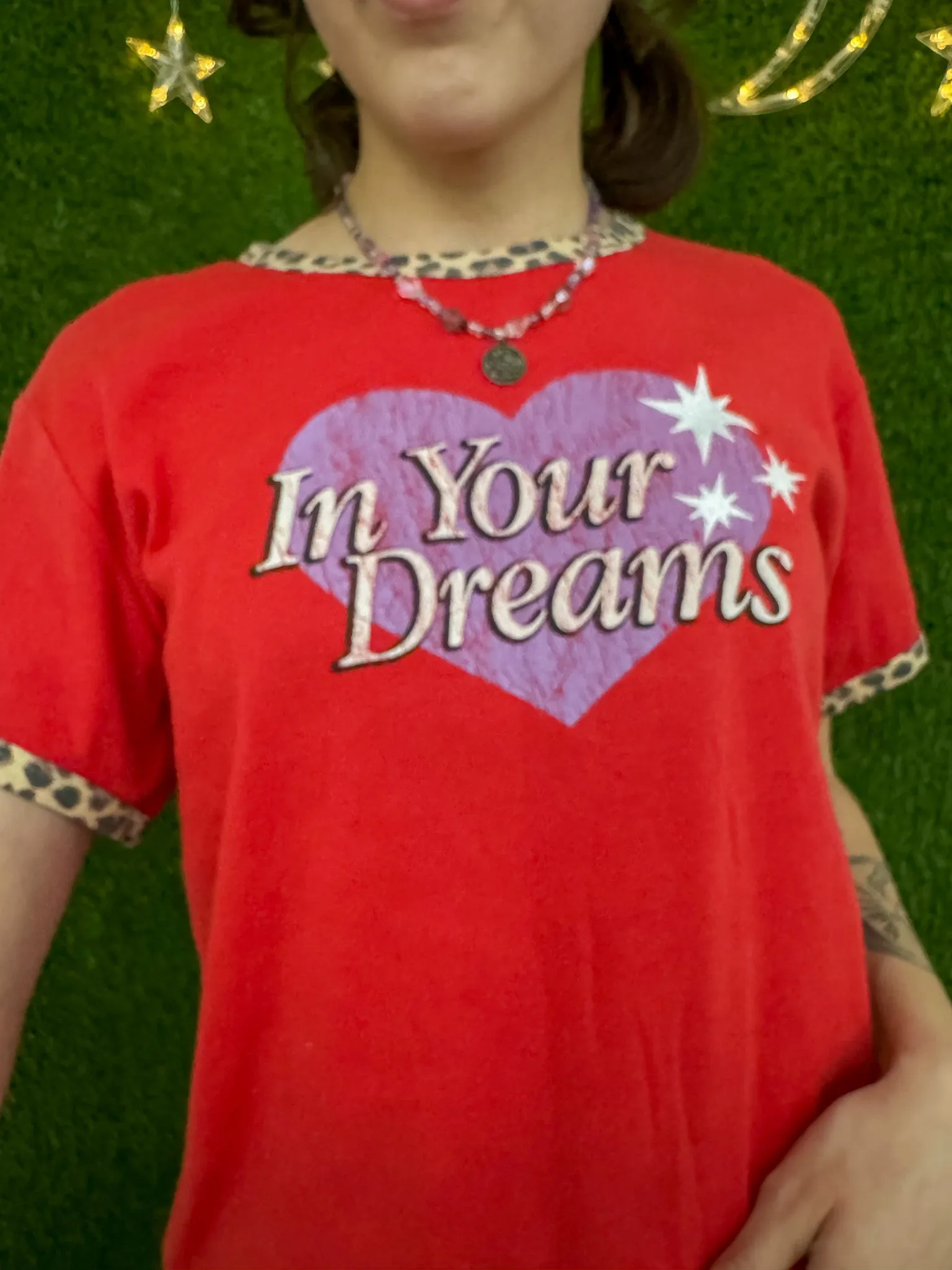 In Your Dreams Red Baby Tee 3XL