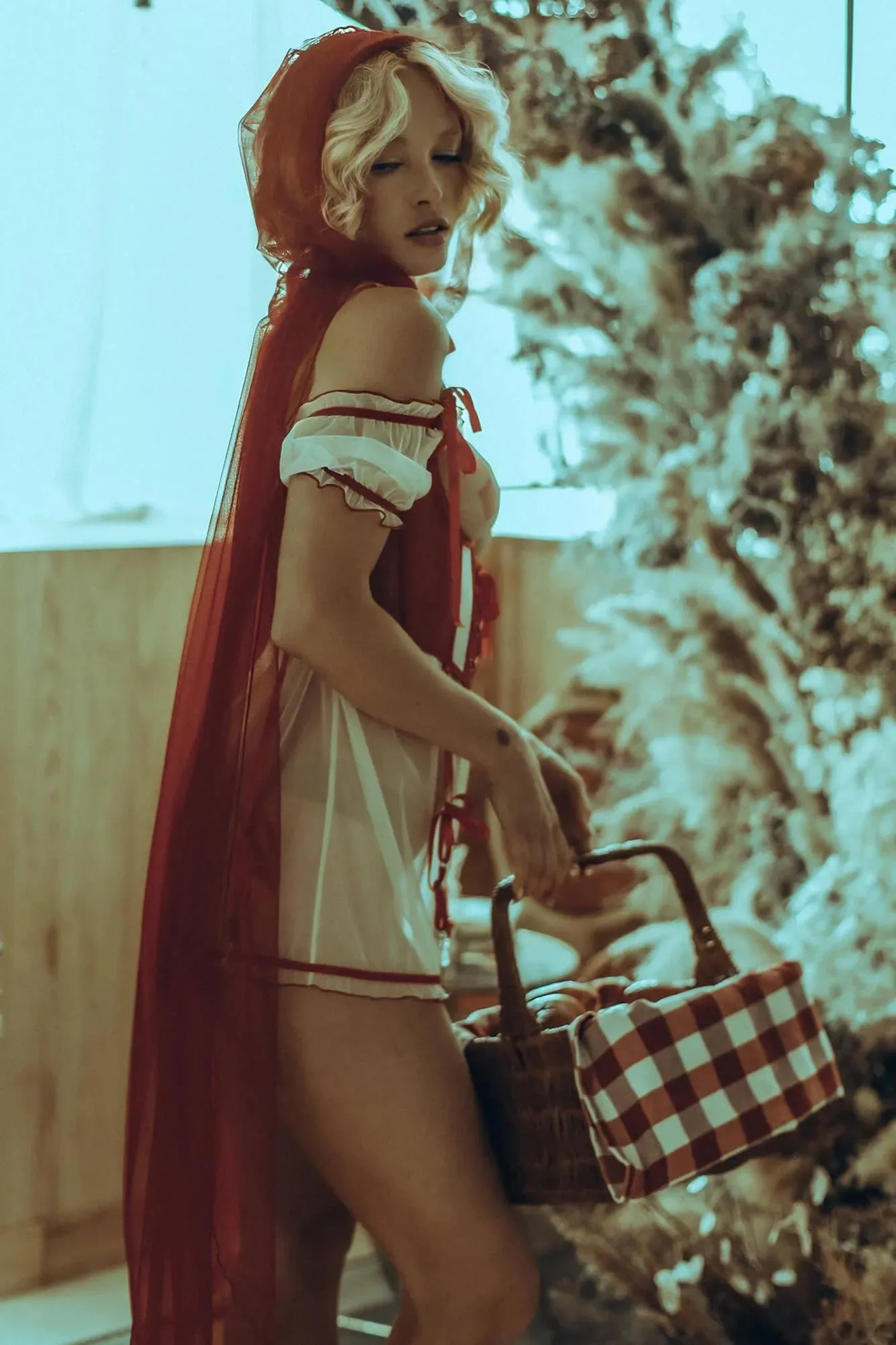ROLE-PLAYING LINGERIE SET "RED RIDING HOOD"