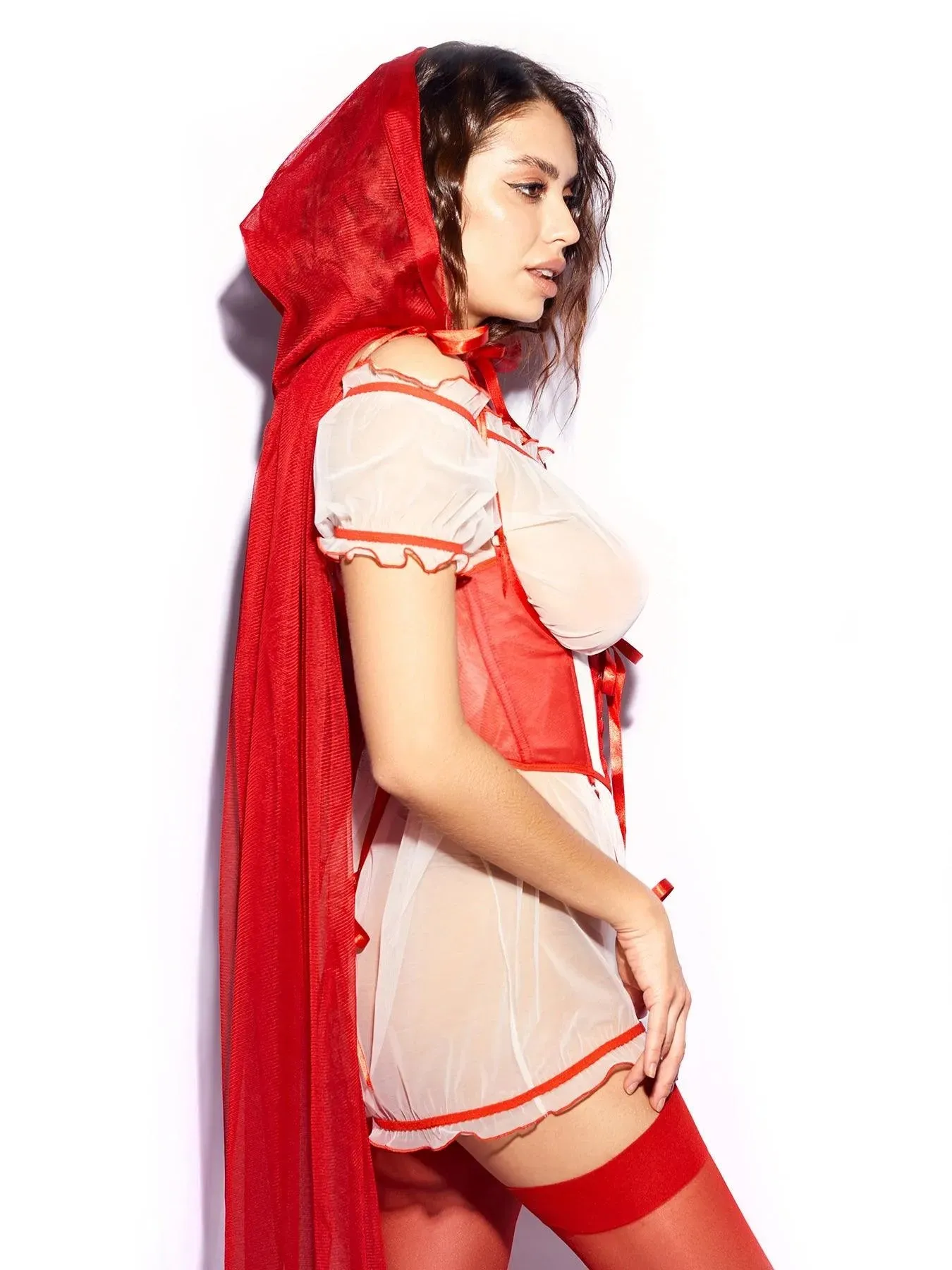 ROLE-PLAYING LINGERIE SET "RED RIDING HOOD"