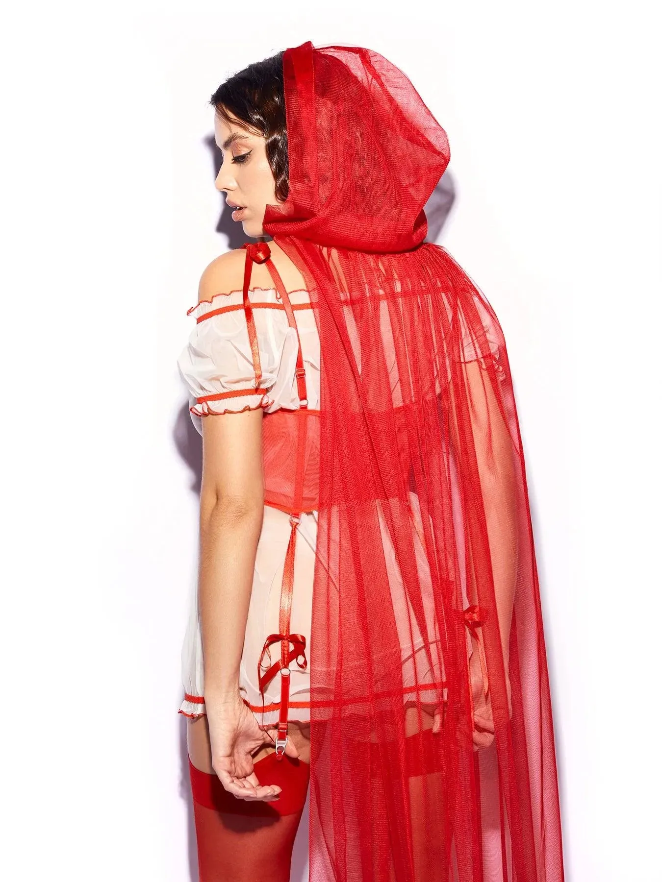 ROLE-PLAYING LINGERIE SET "RED RIDING HOOD"