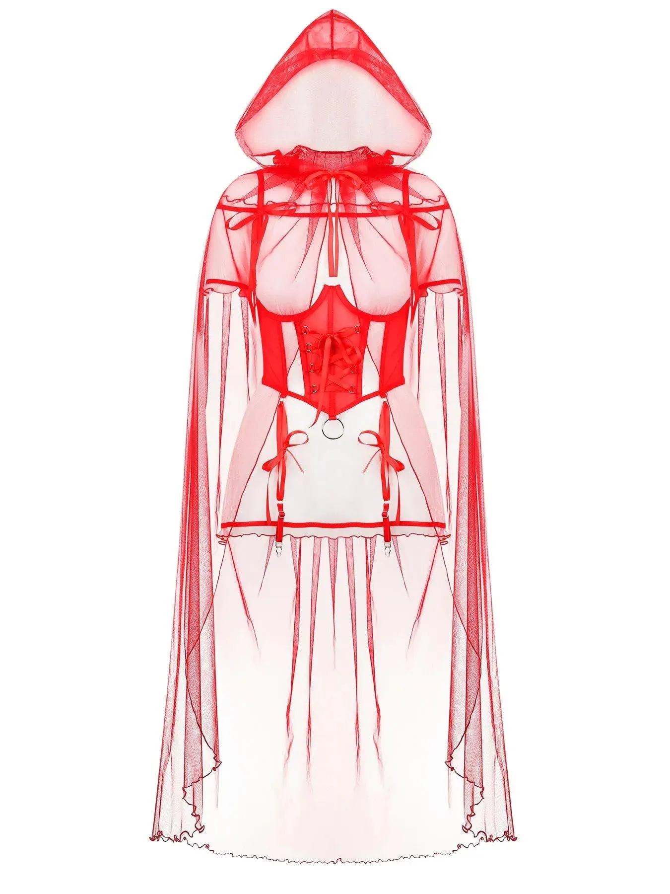 ROLE-PLAYING LINGERIE SET "RED RIDING HOOD"