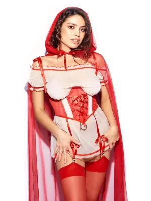 ROLE-PLAYING LINGERIE SET "RED RIDING HOOD"