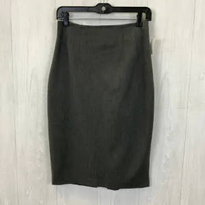 Skirt Midi By Express In Grey, Size: Xs