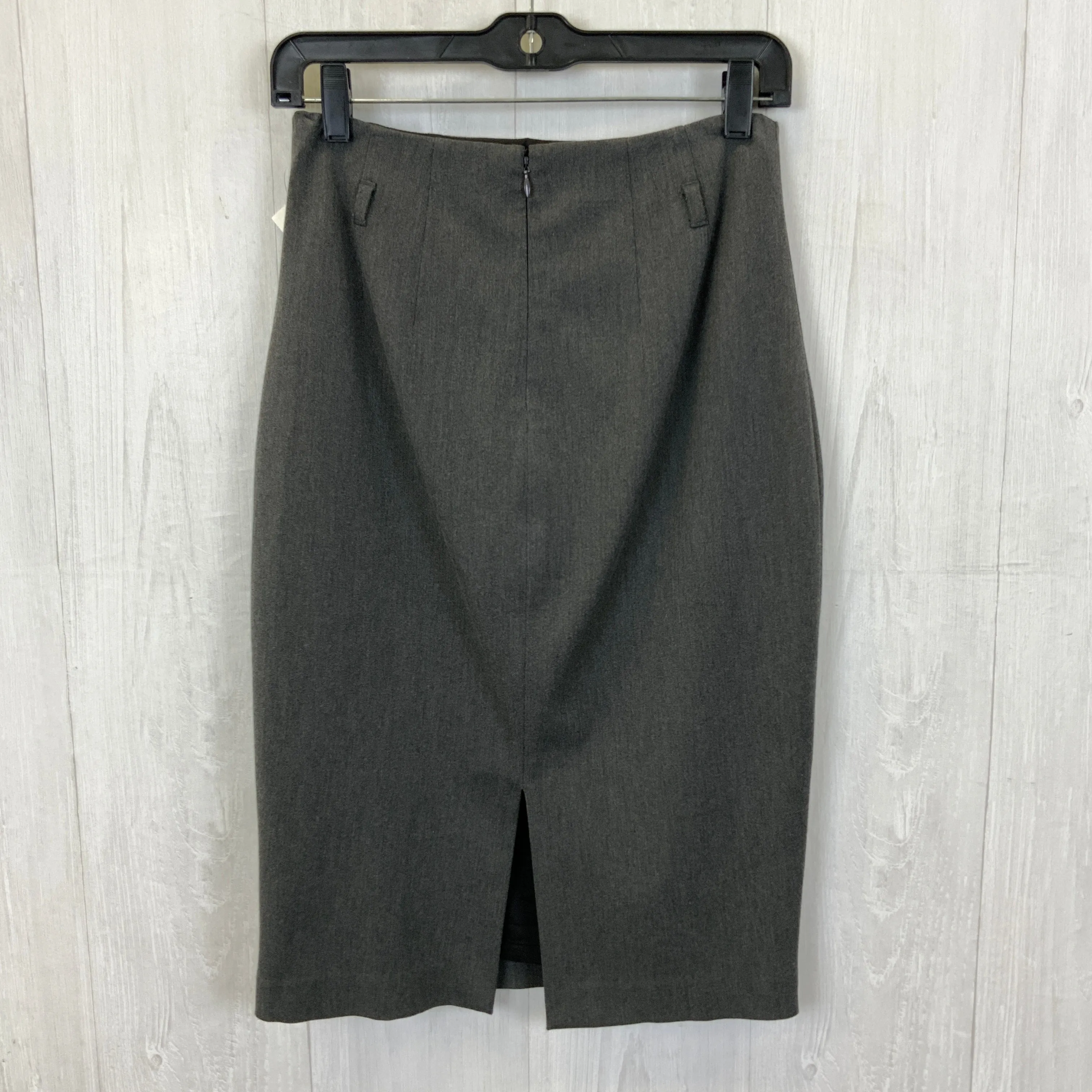 Skirt Midi By Express In Grey, Size: Xs