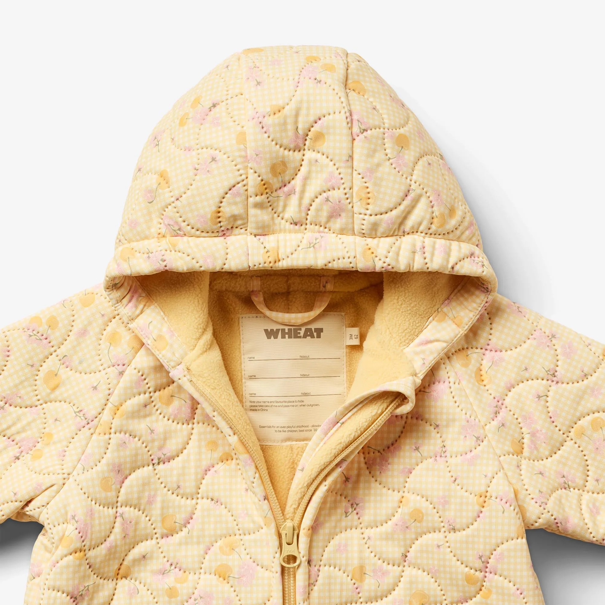 Thermo Suit Cuddle - yellow cherries