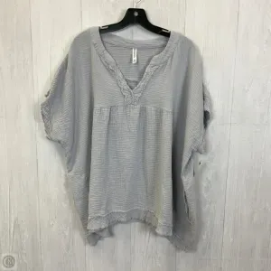 Top Sleeveless By Zenana Outfitters In Grey, Size: 3x
