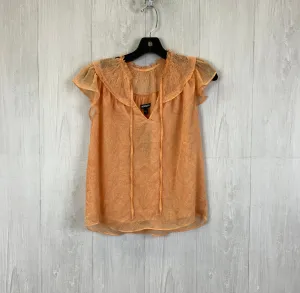 Top Ss By Express In Peach, Size:Xs