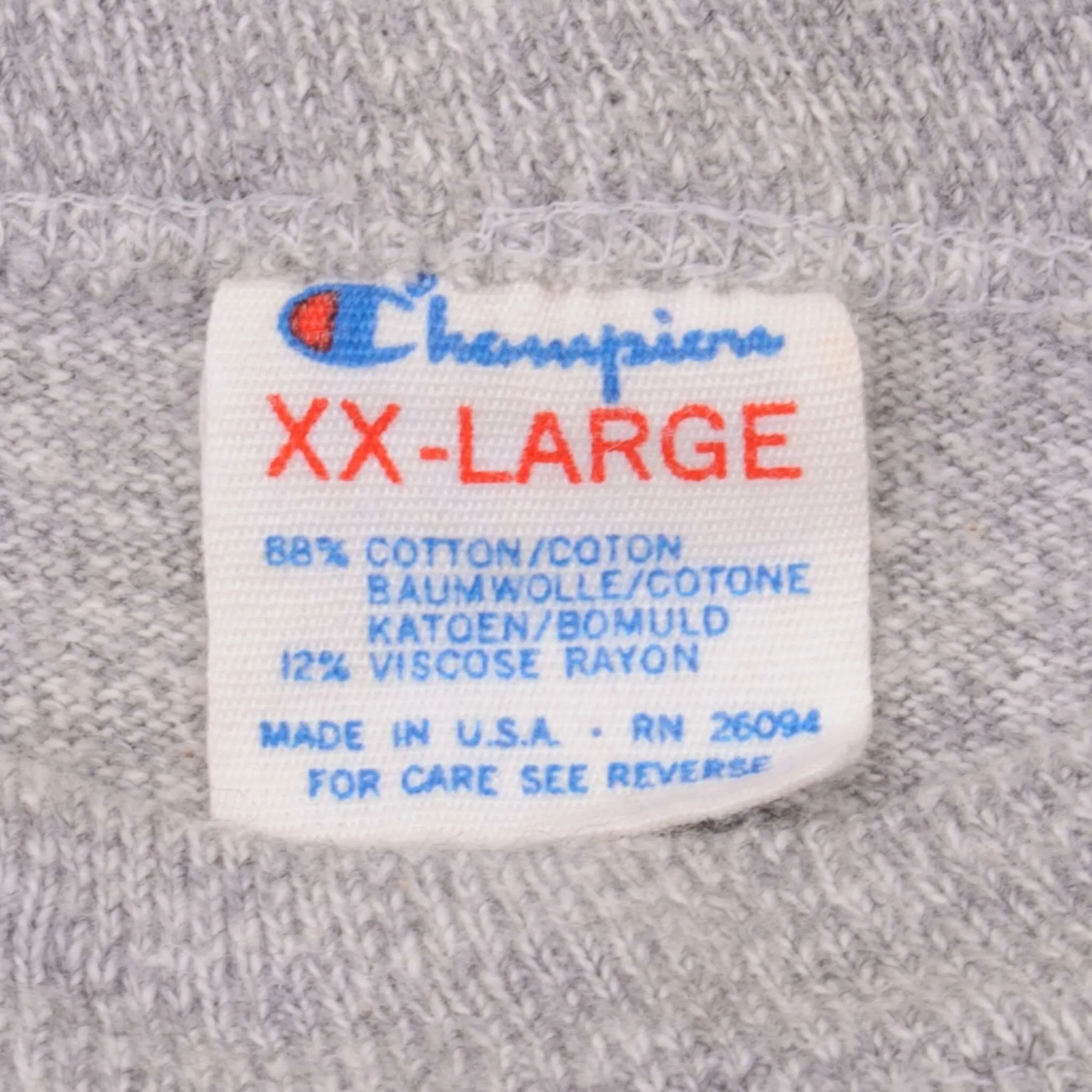 VINTAGE CHAMPION OAKTON TEE SHIRT EARLY 1980S SIZE XL MADE IN USA