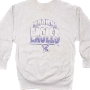 VINTAGE CHAMPION REVERSE WEAVE OMAHA CENTRAL EAGLES SWEATSHIRT 90S LARGE MADE US